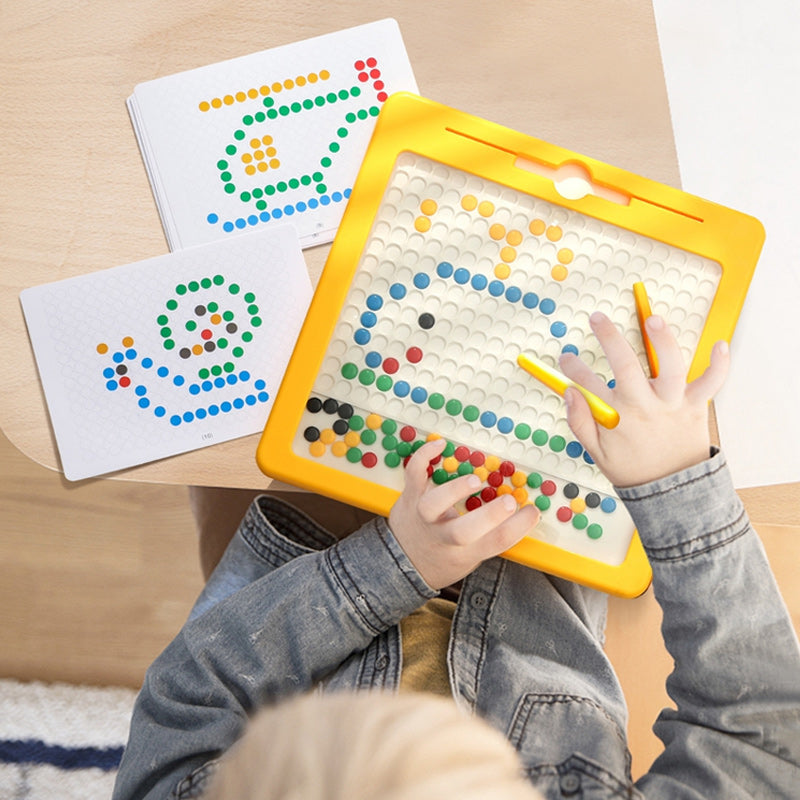 Magnetisch tekenbord met kralen