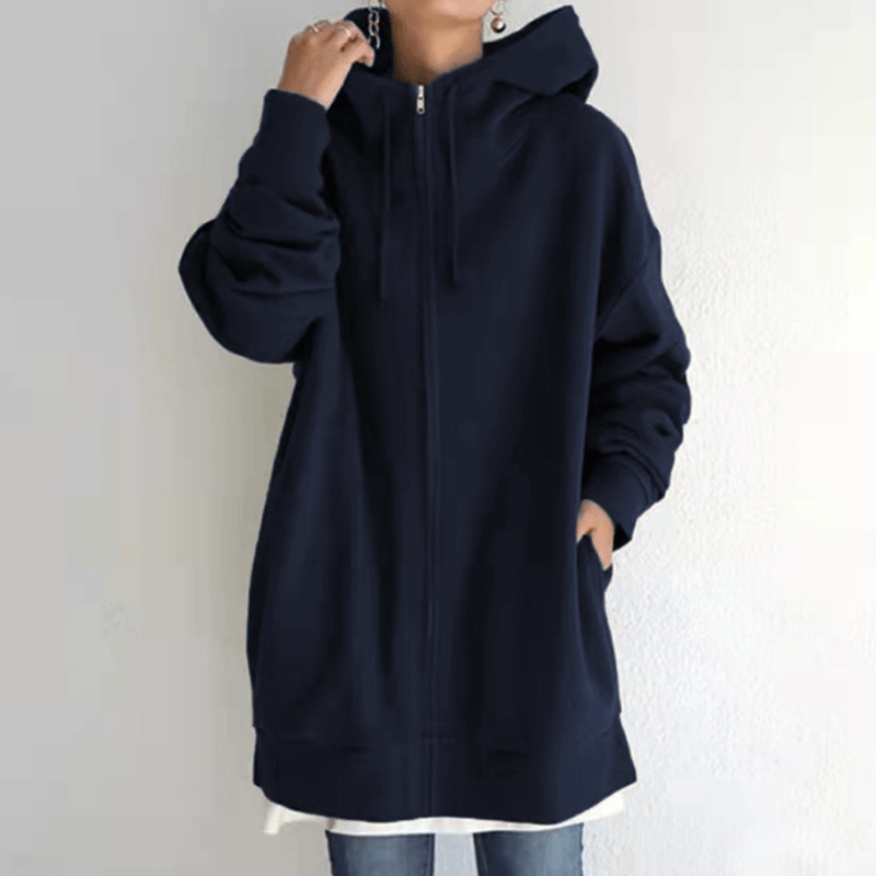 Damesvest met capuchon