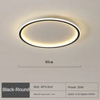 Scandinavische ronde plafondlamp – Noor