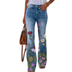Flare-jeans met 4 knopen – maat: S-5XL (CM) — afbeelding 14