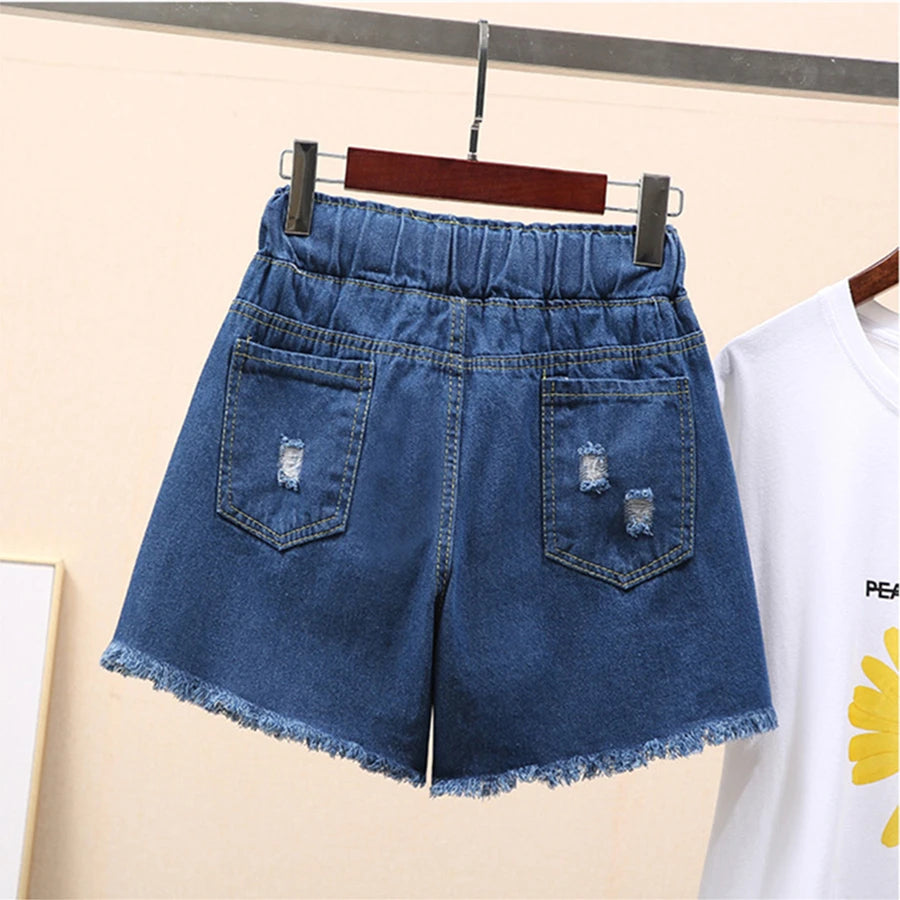 Nienke plus size jeans short
