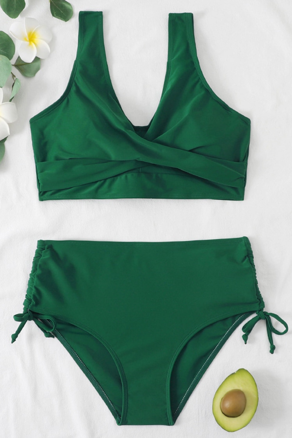 Effen bikiniset met sportieve twist