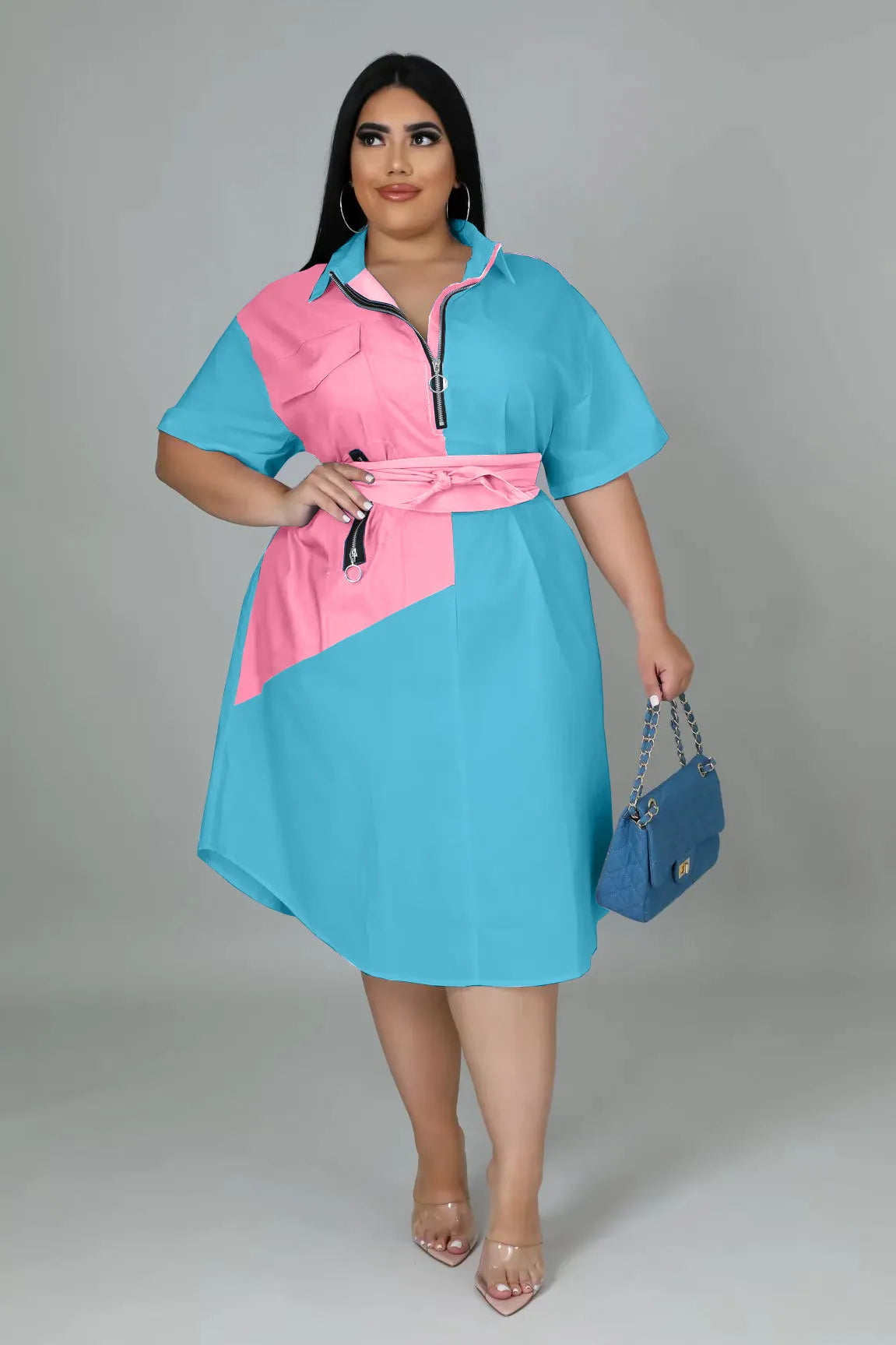 Lalaine plus-size jurk