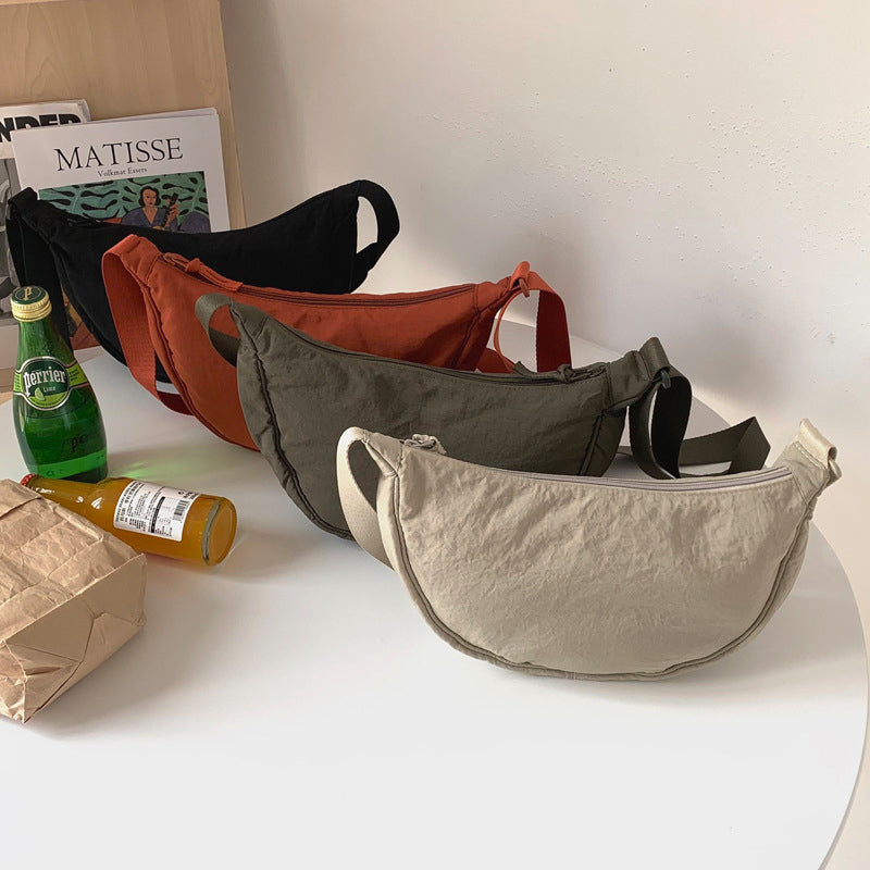Half moon crossbody bag