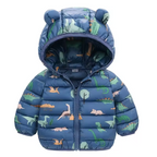 Kinderen regenjas in dons stijl met cartoon-design