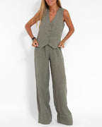 Dames zomer set met top en shorts