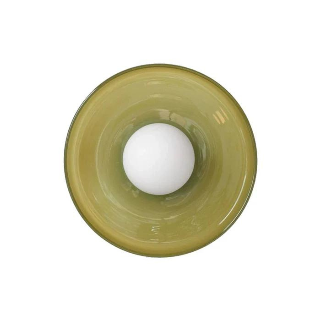 Ronde plafondlamp met stijlvolle functionaliteit