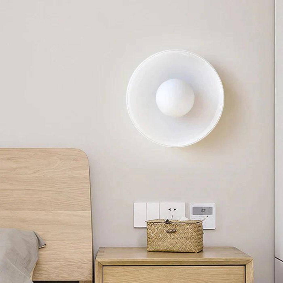 Ronde plafondlamp met stijlvolle functionaliteit