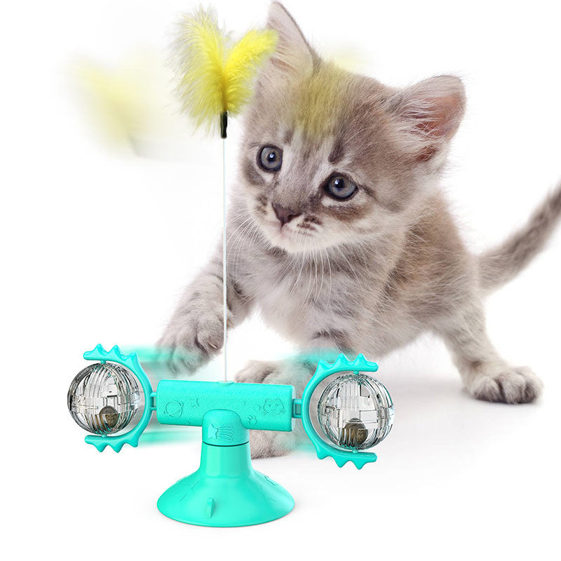 Katten windmolen krab- en speelstation