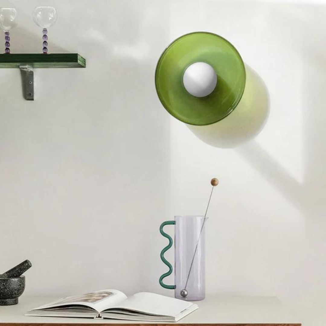 Ronde plafondlamp met stijlvolle functionaliteit