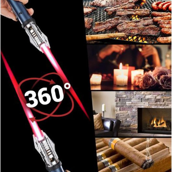 Winddichte multifunctionele lasvlam aansteker