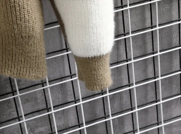 Color patch trui