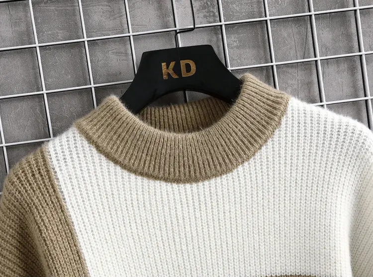Color patch trui