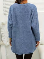 Fleece sweatshirt met print