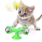 Katten windmolen krab- en speelstation