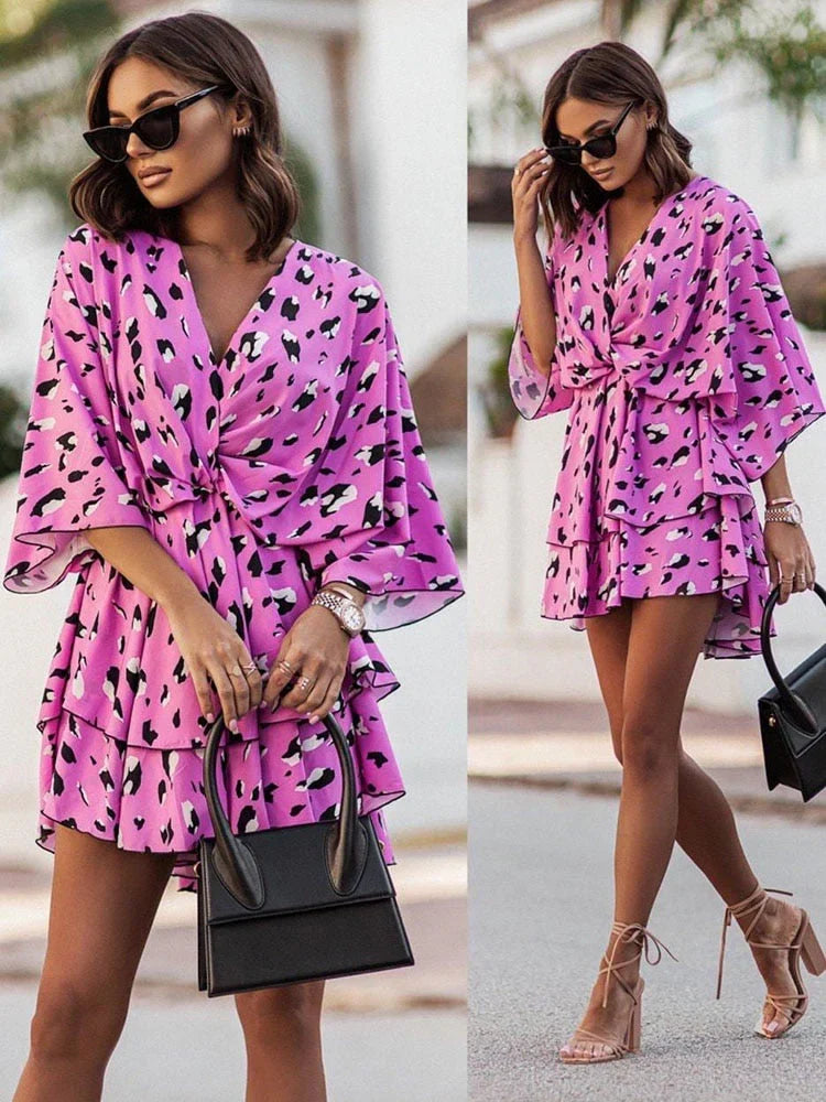 Chic mini jurk – en