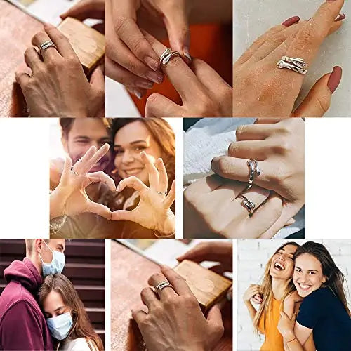 Love hug open ring