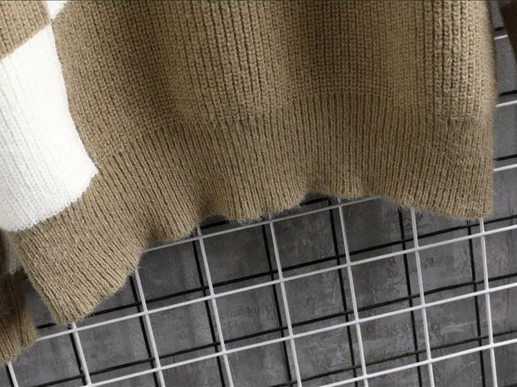 Color patch trui