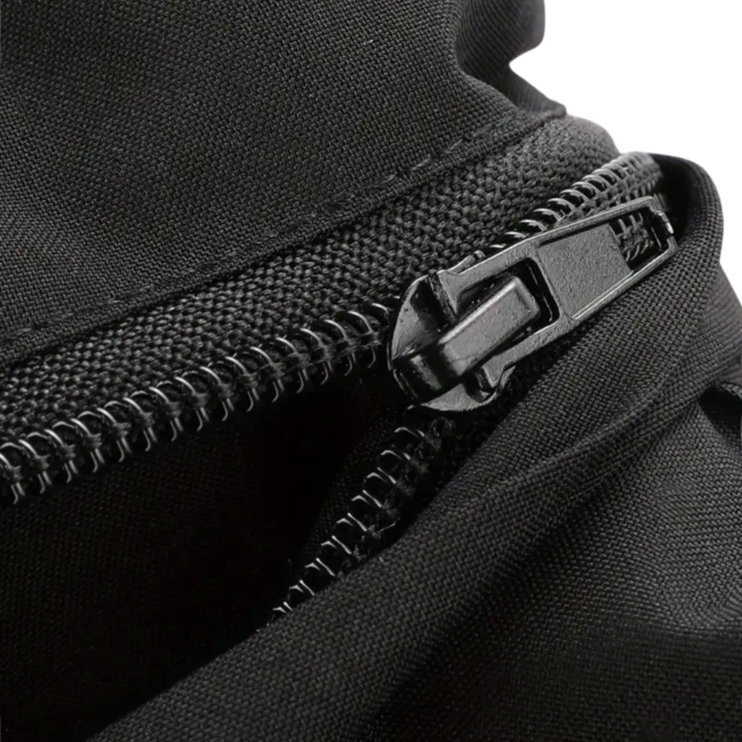 Heren outdoorjas met capuchon & geruite voering