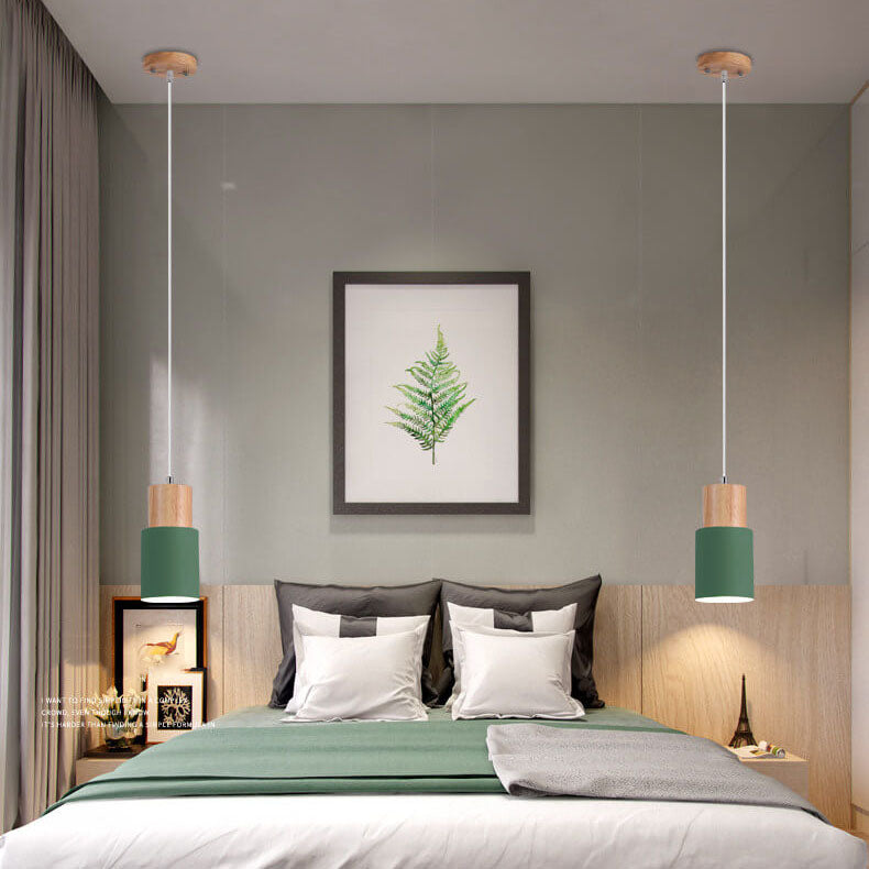 Minimalistische LED cilinder hanglamp — afbeelding 15