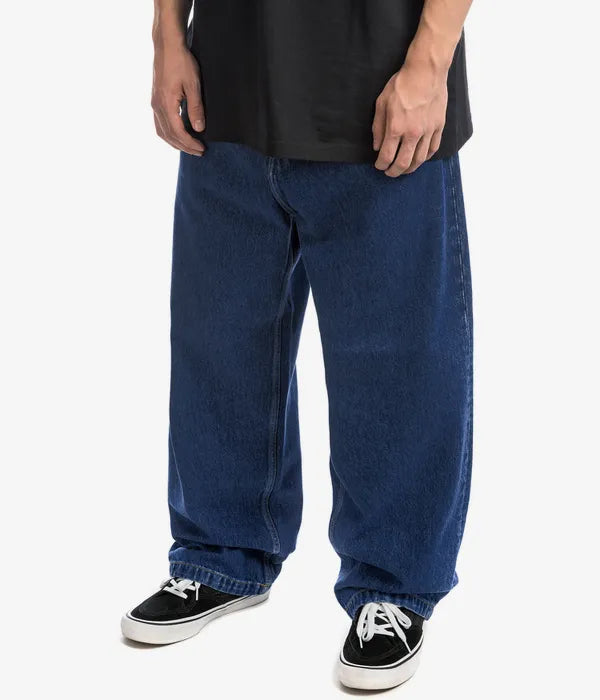 Wijde herenjeans van denim met losse pasvorm