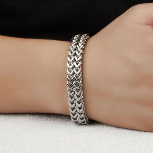 Slangenkettingarmband voor heren — afbeelding 5