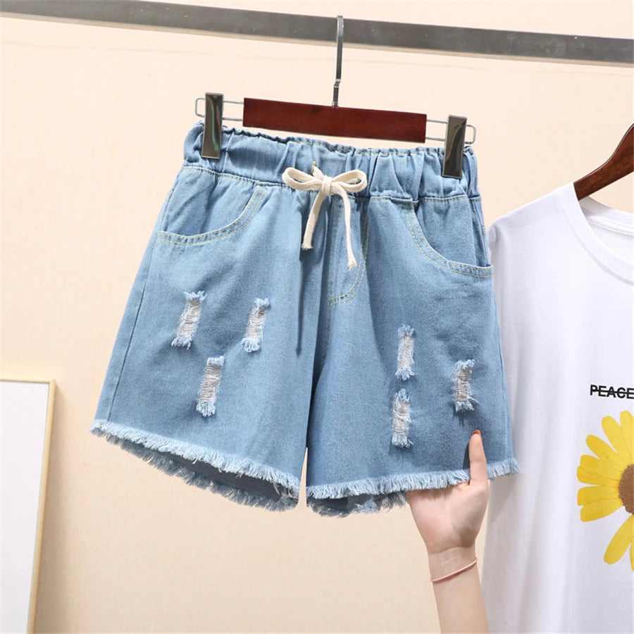 Nienke plus size jeans short
