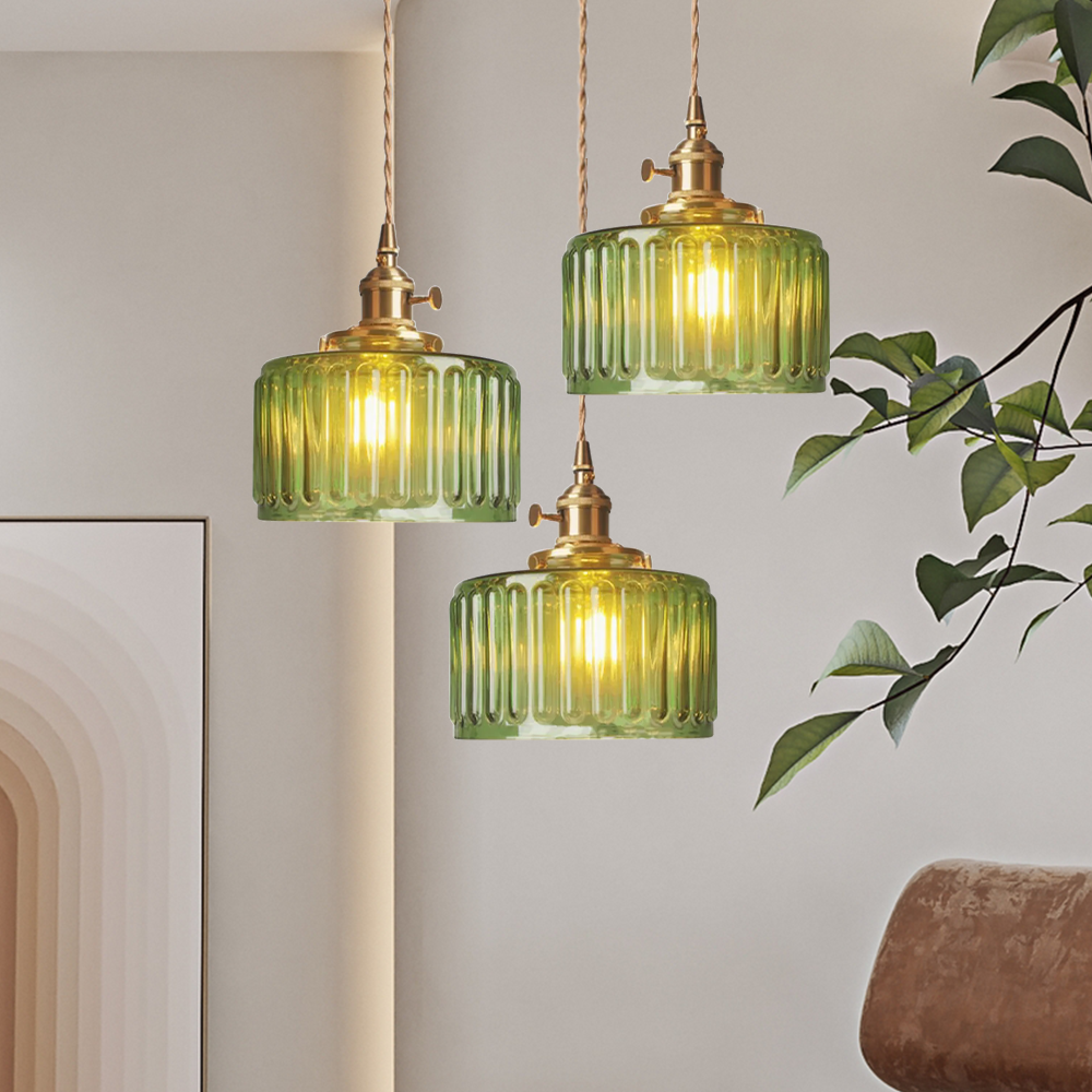 Kristallen vintage hanglamp