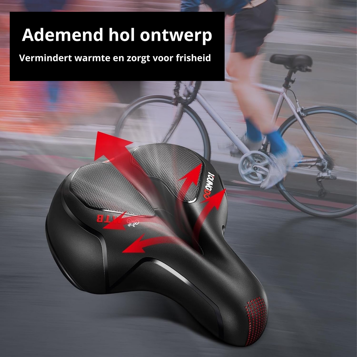 Ergonomisch gel fietszadel
