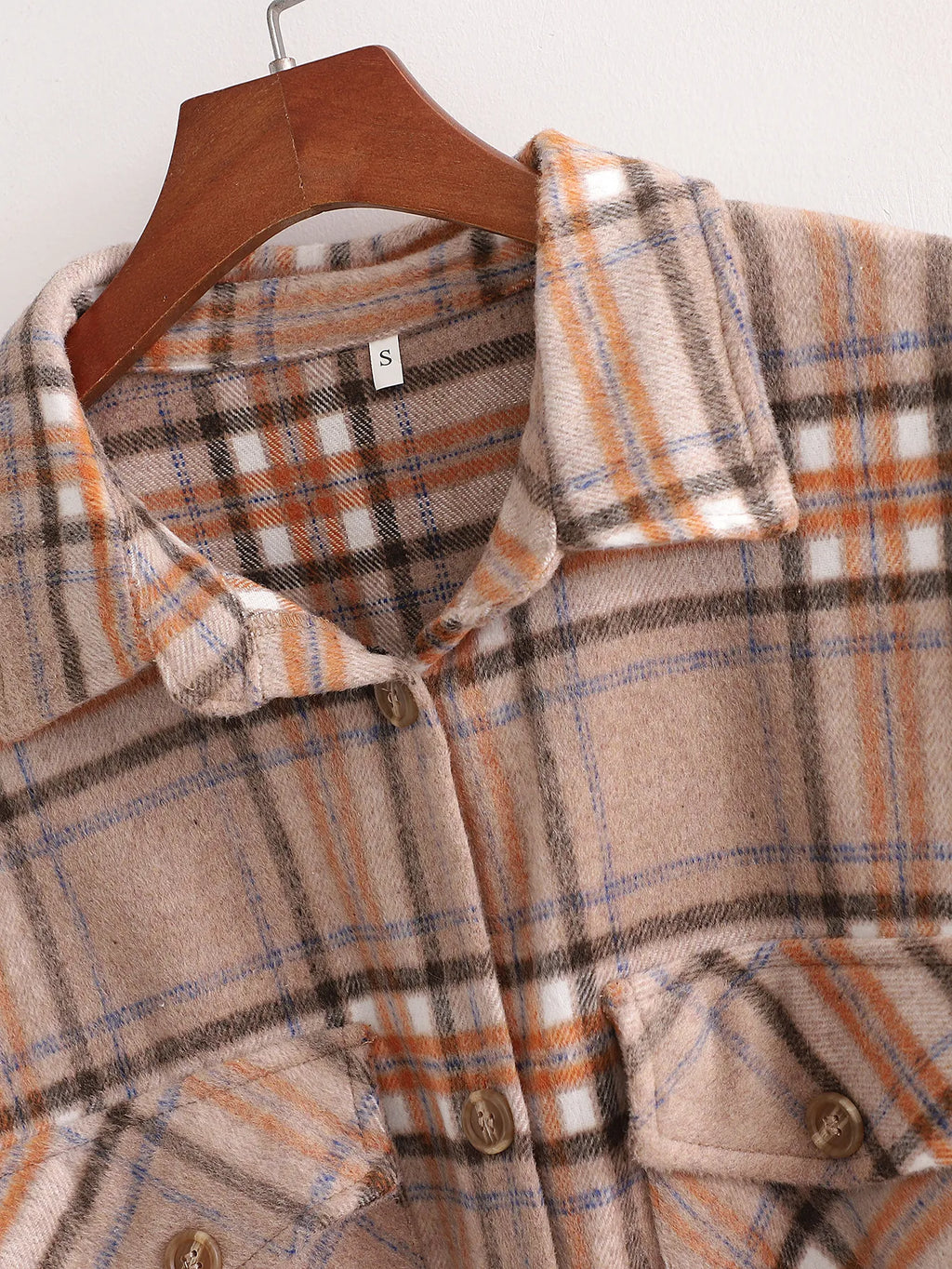 Geruite herfst jurk met ceintuur
