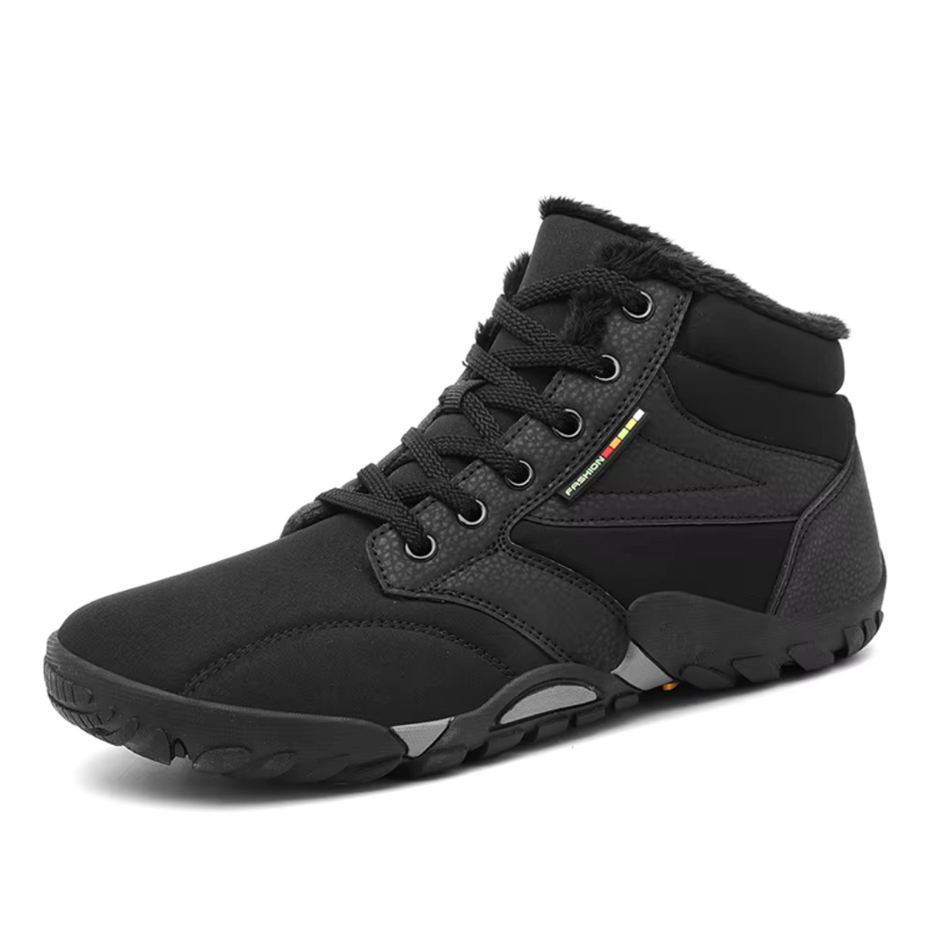 Heren winter sneakers gevoerd & met antislipzool