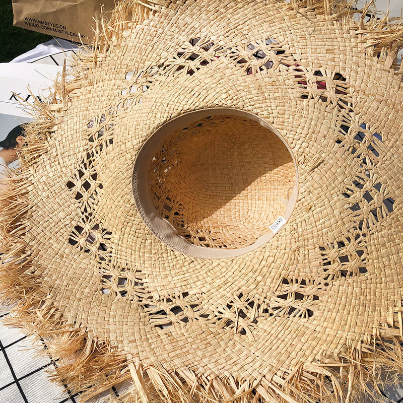 Zomer floppy panama hoed dames