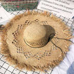 Zomer floppy panama hoed dames