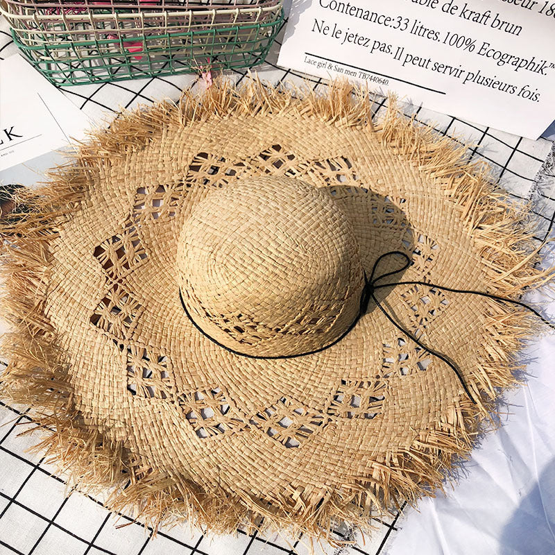 Zomer floppy panama hoed dames