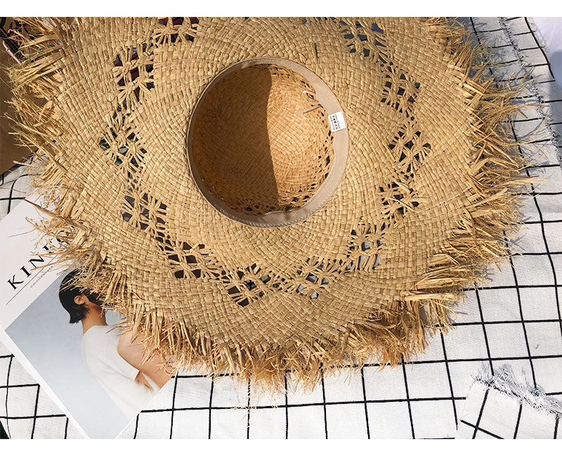 Zomer floppy panama hoed dames