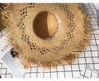 Zomer floppy panama hoed dames