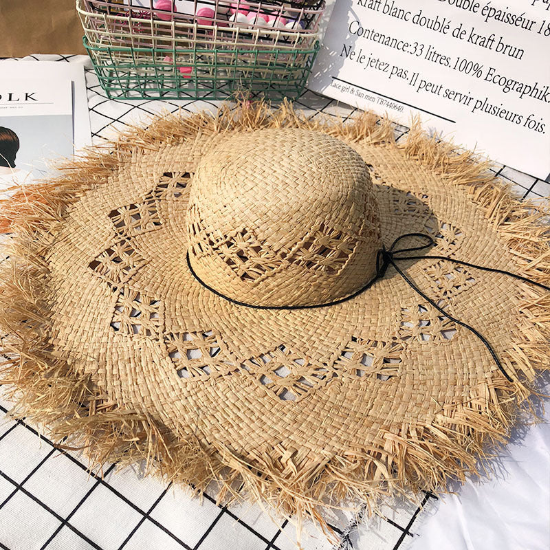 Zomer floppy panama hoed dames