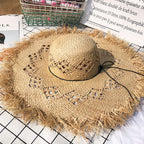 Zomer floppy panama hoed dames