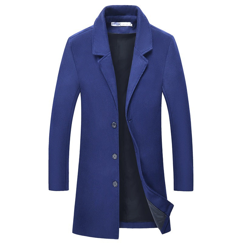 Wollen herenjas voor herfst en winter