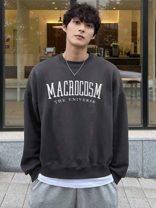 Oversized sweatshirt voor heren