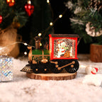 Kerst muziekdoos trein
