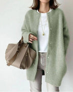 Damesvest van wol en mohair