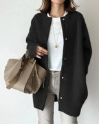 Damesvest van wol en mohair