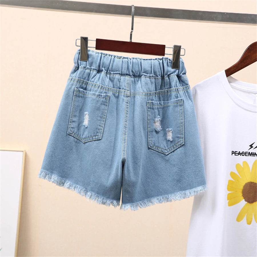Nienke plus size jeans short