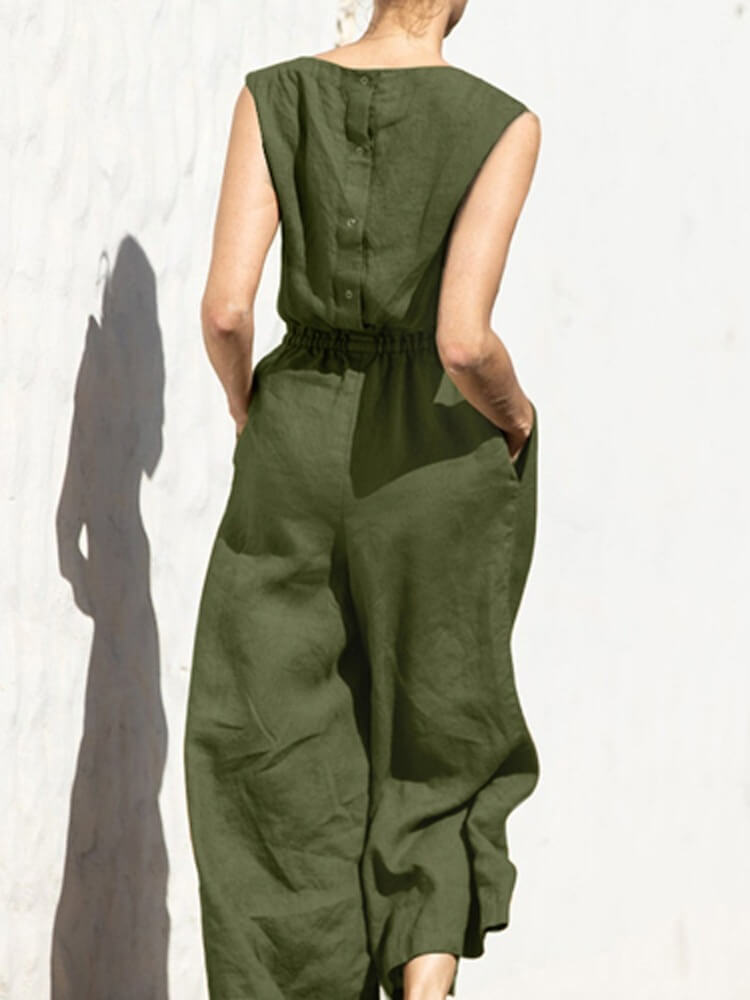 Sarah jumpsuit – linnen jumpsuit