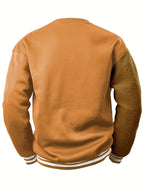 Heren sweatshirt met geborduurde cartoonbeer