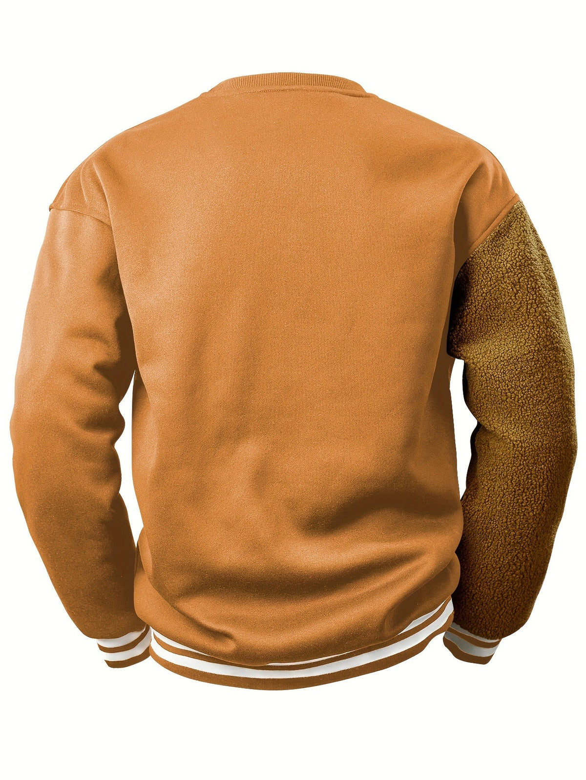 Heren sweatshirt met geborduurde cartoonbeer