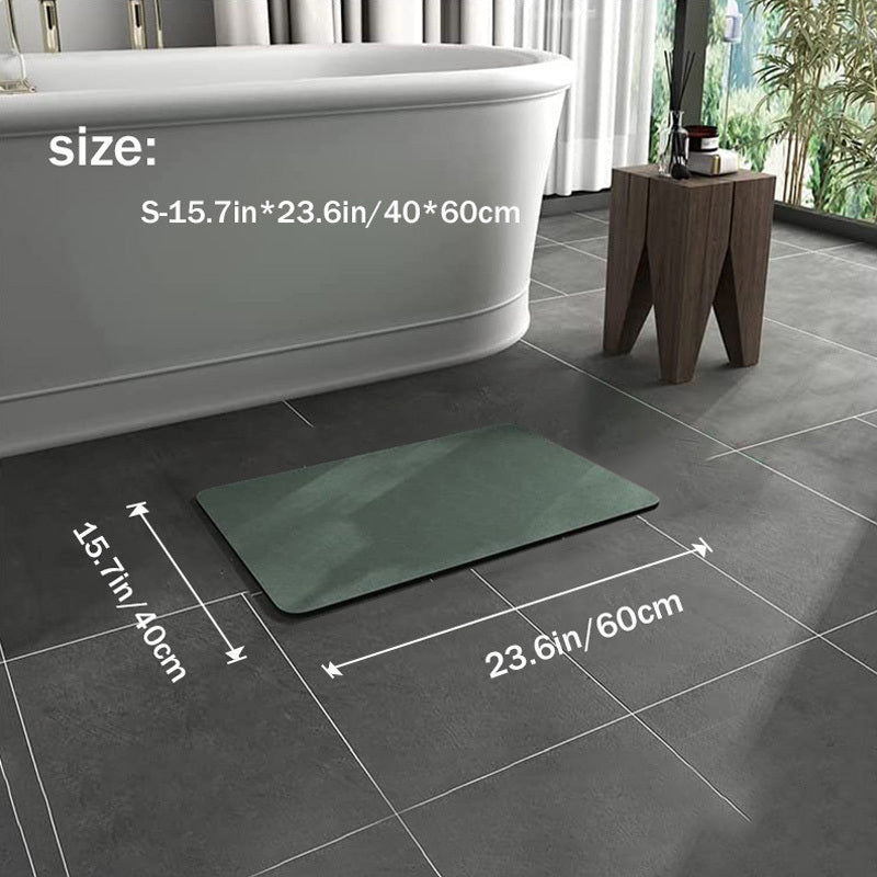 Antislip diatomee badmat