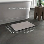 Antislip diatomee badmat