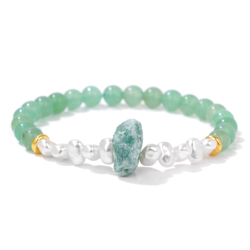 Natuurlijk kristalkralen armband